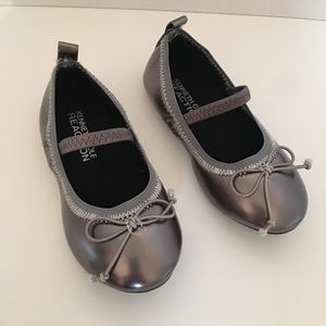 Kenneth Cole Reaction Pewter Flats Toddler Shoes